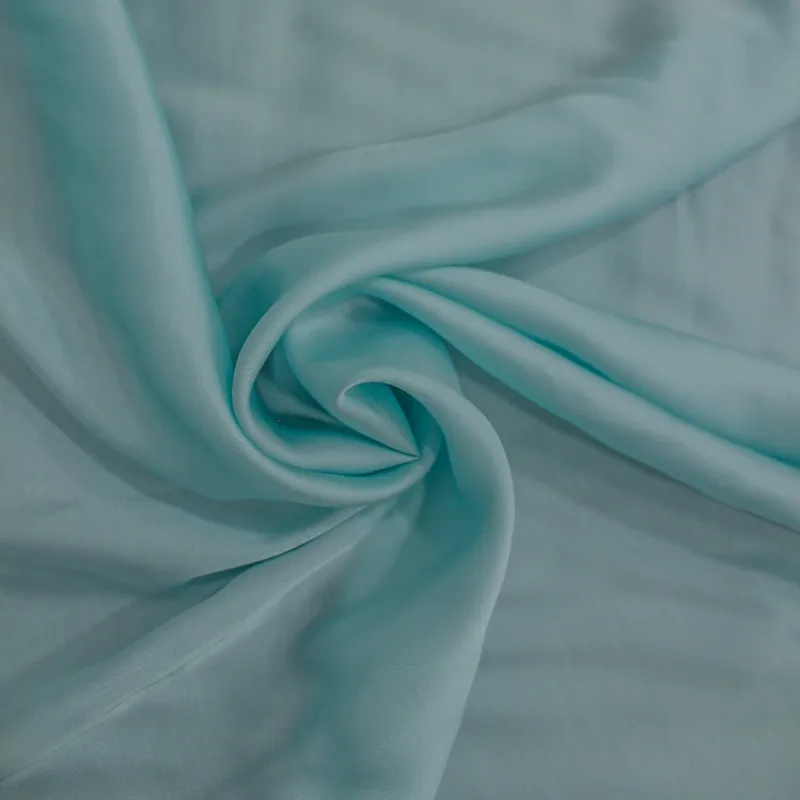 Raso di Viscosa verde acqua | Tessuti eleganti donna