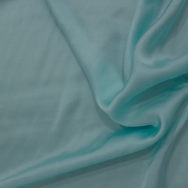 Raso di Viscosa verde acqua | Tessuti eleganti donna