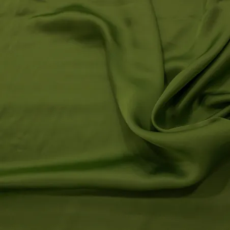 Raso di Viscosa verde | Tessuti sofisticati ed eleganti
