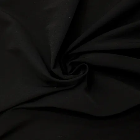 Tessuto tecnico viscosa nero – Alta qualità per moda e sport