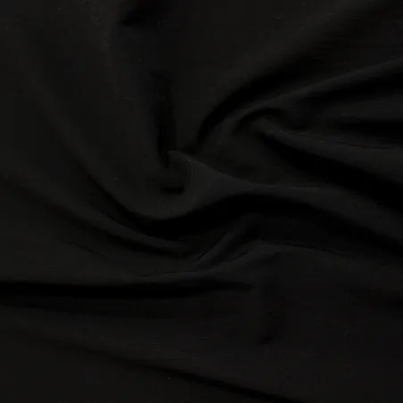 Tessuto tecnico viscosa nero – Alta qualità per moda e sport