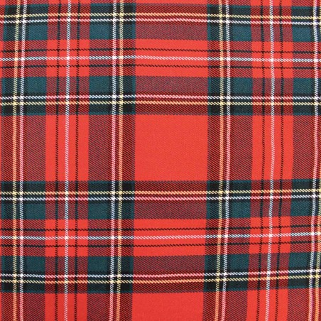 Tessuto Scozzese - Rosso | OEKOTEX | Tessuti per il Natale