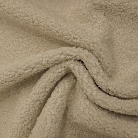 Montone per Cappotto Double - Beige  | TESSILE INVERNALI
