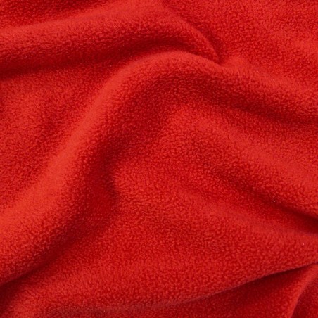 Pile Antipilling Rosso 240 g/m² h 148 cm | 7,90 €/mt | 100% Poliestere