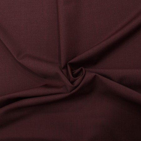 Fresco di Lana bordeaux | Tessuti completo da uomo