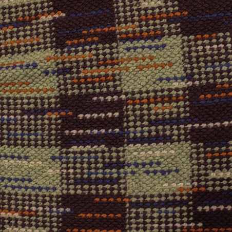 Tessuto uncinetto bordeaux in misto lana per cappotti | tessuto deadstock