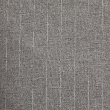 Cotone gessato grigio abbigliamento invernale  | il tessutaio