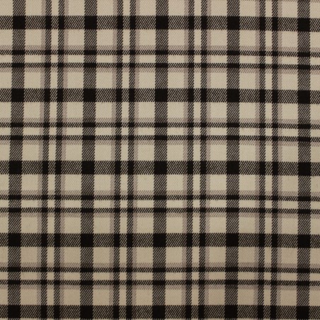 Tessuto Scozzese Panna e Marrone | Tessuto per Giacca