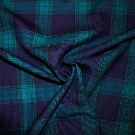 Tessuto Scozzese 100% Lana Made in Italy per Giacche e Pantaloni