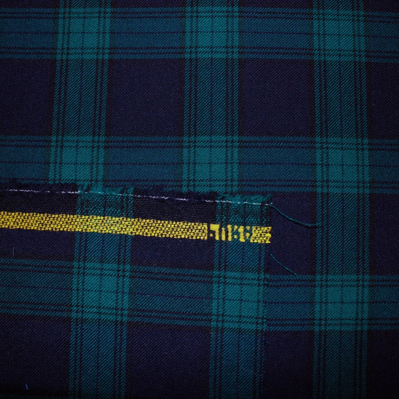 Tessuto Scozzese 100% Lana Made in Italy per Giacche e Pantaloni