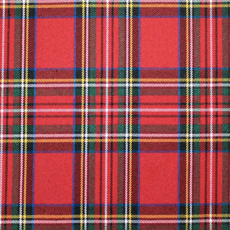 Tessuto Scozzese Rosso Verde | iltessutaio.it