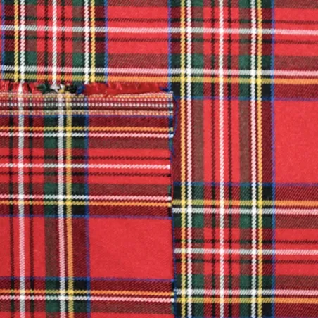 Tessuto Scozzese Rosso Verde | iltessutaio.it