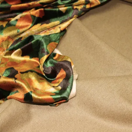 Tessuti per cappotti misto lana - Cammello | iltessutaio.it