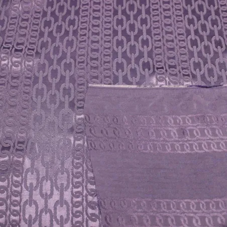 Viscose Tessuto raso fantasia imprime glicine - iltessutaio