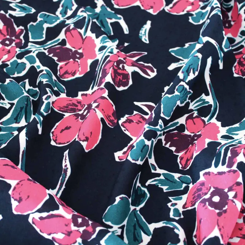 Tessuti floreali fil coupe | tessuti made in Italy | iltessutaio.it