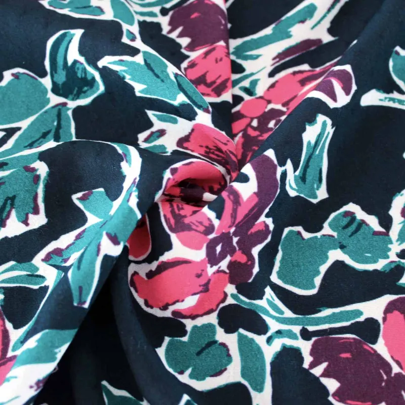 Tessuti floreali fil coupe | tessuti made in Italy | iltessutaio.it