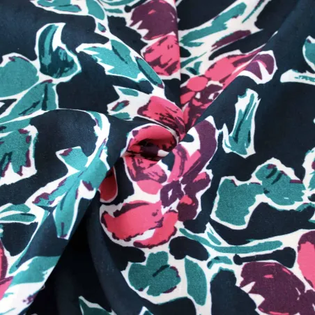 Tessuti floreali fil coupe | tessuti made in Italy | iltessutaio.it