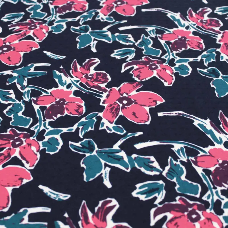 Tessuti floreali fil coupe | tessuti made in Italy | iltessutaio.it