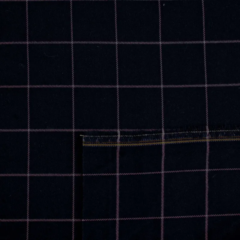 Tessuto a Quadri Blu e Rosa - OEKOTEX